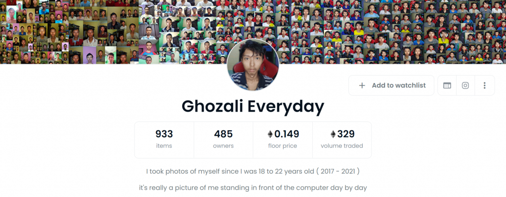 Giovane ragazzo indonesiano guadagna un milione di dollari vendendo i suoi selfie come NFT