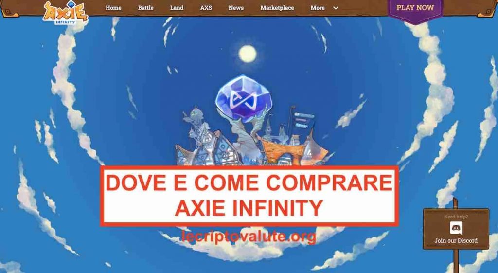 Come e dove comprare Axie Infinity (AXS)